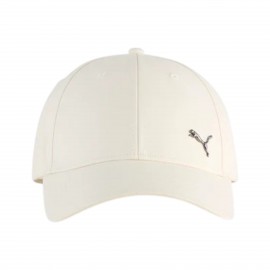 Puma Essentials Metal Logo Cat BB Unisex Jockey Καπελο Ιβουαρ