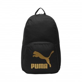 Puma Classics Archive 24 Litres Unisex Σακιδιο Πλατης Μαυρο - Χρυσο