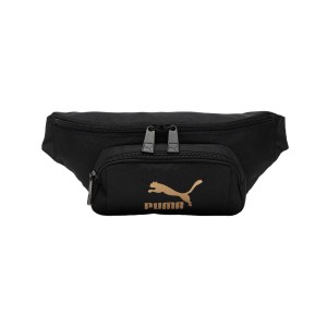 Puma Classics Archive Waist 8 Λιτρα Τσαντα Μεσης Μαυρο - Χρυσο