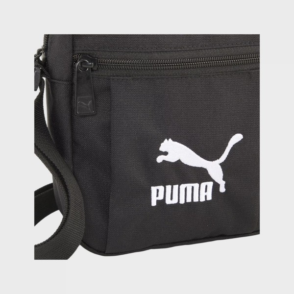 Puma Classics Archive Compact Portable Shoulder 3L Τσαντα Χιαστι Μαυρη