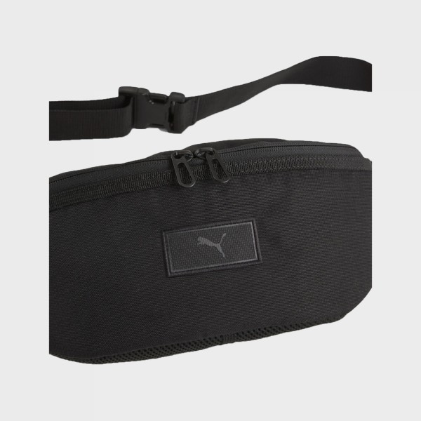 Puma Essentials Total Black Τσαντα Μεσης Μαυρη