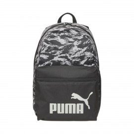 Puma Phase 22 Λιτρα Prints Unisex Τσαντα Πλατης Μαυρο - Γκρι