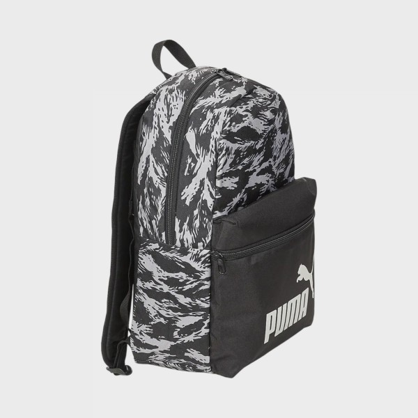Puma Phase 22 Λιτρα Prints Unisex Τσαντα Πλατης Μαυρο - Γκρι