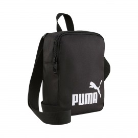 Puma Phase Portable Cat Logo Unisex Τσαντα Χιαστι Μαυρη