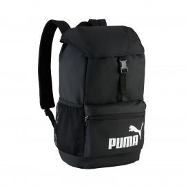 Puma Phase Hooded 20 Λιτρα Casual Unisex Τσαντα Πλατης Μαυρη