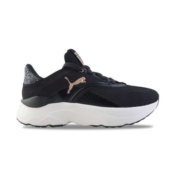 Puma SoftRide Mayve Minima Leopard Running Γυναικειο Παπουτσι Μαυρο