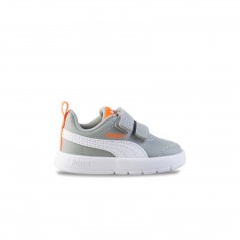 Puma CourtFlex V3 Mid Boot Βρεφικο Παπουτσι Γκρι