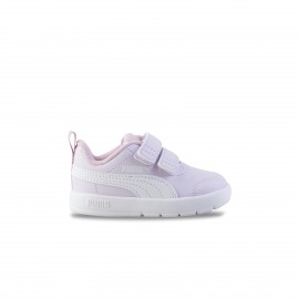 Puma CourtFlex V3 Mid Boot Βρεφικο Παπουτσι Ροζ