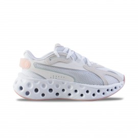Puma Frequence Transformative Color SoftRide Γυναικειο Παπουτσι Μπεζ - Λευκο