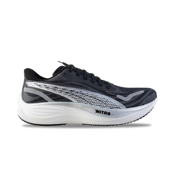 Puma Velocity Nitro 3 Running Grip Ανδρικο Παπουτσι Μαυρο - Λευκο