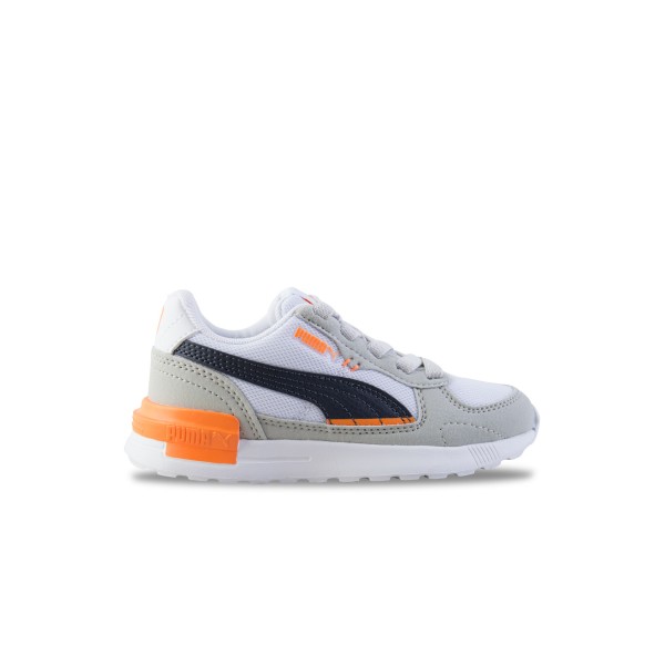 Puma Graviton AC PS Running Low Παιδικο Παπουτσι Γκρι - Πορτοκαλι