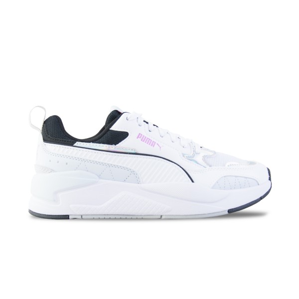 Puma X-Ray 2 Square Glow Εφηβικο Παπουτσι Λευκο - Ολογραφικο