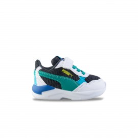 Puma X Ray Speed Lite AC Βρεφικο Παπουτσι Λευκο - Μπλε - Πρασινο
