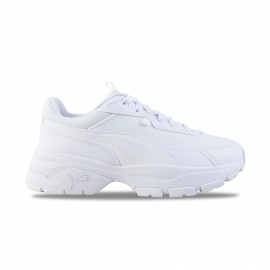 Puma Casia Via Chunky Sneakers Γυναικειο Παπουτσι Λευκο