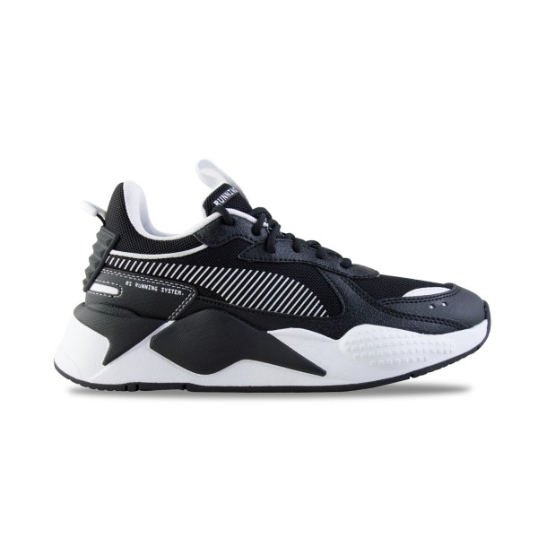 Puma RS-X B&W Running Insole Εφηβικο Παπουτσι Μαυρο - Λευκο