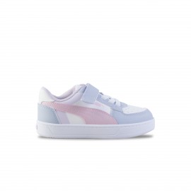 Puma Caven 2.0 Block AC Plus Low Παιδικο Παπουτσι Λευκο - Λιλα
