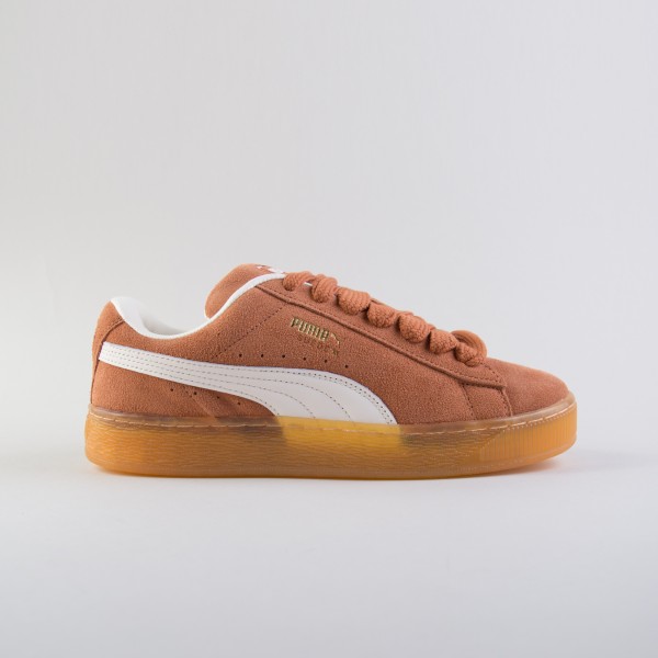 Puma Suede Prime Low XL Wide Ανδρικο Παπουτσι Καφε