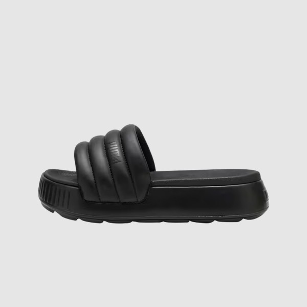 Puma Karmen Slide Puffy Platform Γυναικεια Παντοφλα Μαυρη