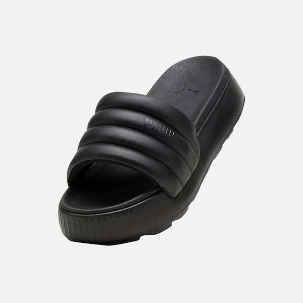 Puma Karmen Slide Puffy Platform Γυναικεια Παντοφλα Μαυρη