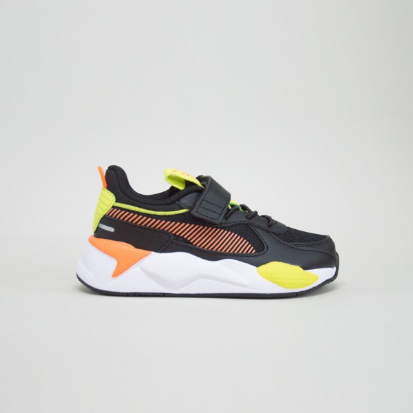 Puma RS-X Running Insole Παιδικο Παπουτσι Μαυρο - Πορτοκαλι