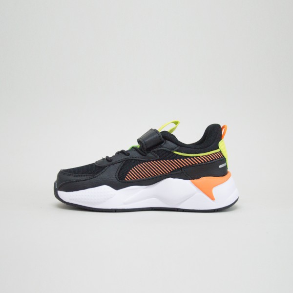 Puma RS-X Running Insole Παιδικο Παπουτσι Μαυρο - Πορτοκαλι