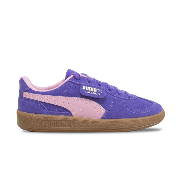 Puma Palermo Suede Sneakers JR Εφηβικο Παπουτσι Μωβ - Ροζ