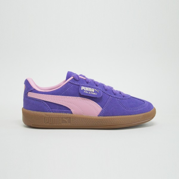 Puma Palermo Suede Sneakers JR Εφηβικο Παπουτσι Μωβ - Ροζ