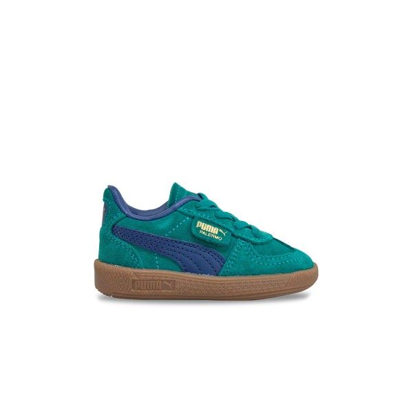 Puma Palermo Leather Suede Sneakers Βρεφικο Παπουτσι Πρασινο