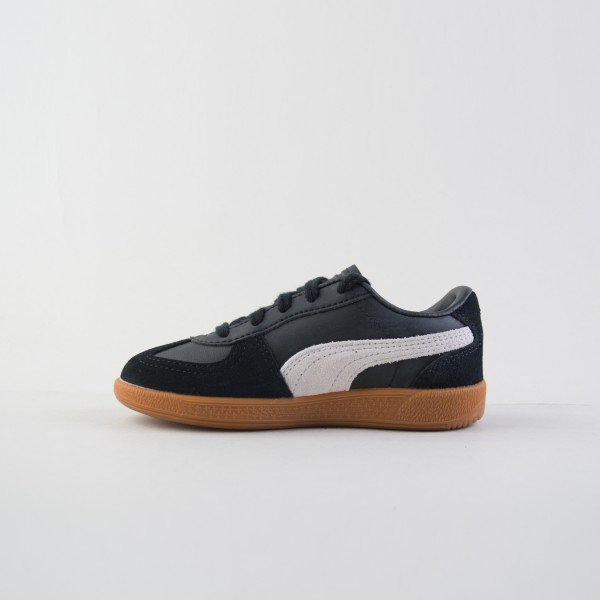 Puma Palermo Leather Prime Low Sneakers Παιδικο Παπουτσι Μαυρο - Λευκο