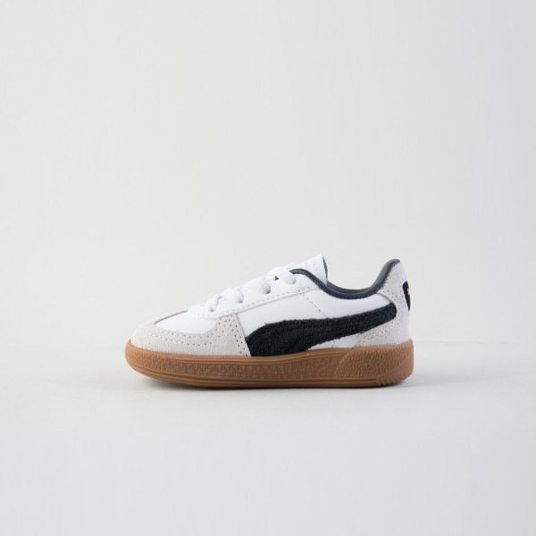 Puma Palermo Leather AC Lifestyle Βρεφικο Παπουτσι Λευκο - Καφε