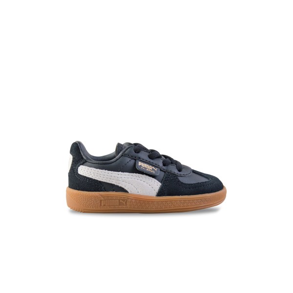 Puma Palermo Leather AC Lifestyle Βρεφικο Παπουτσι Μαυρο - Καφε