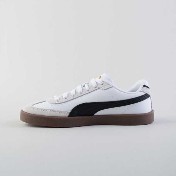 Puma Club II Era Low Suede Lace Up Unisex Παπουτσι Λευκο - Καφε