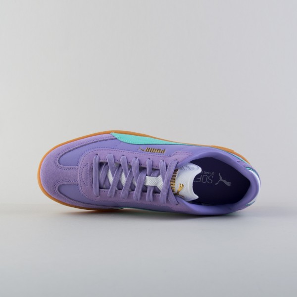 Puma Club II Era Low Suede Lace Up Unisex Παπουτσι Μωβ - Βεραμαν