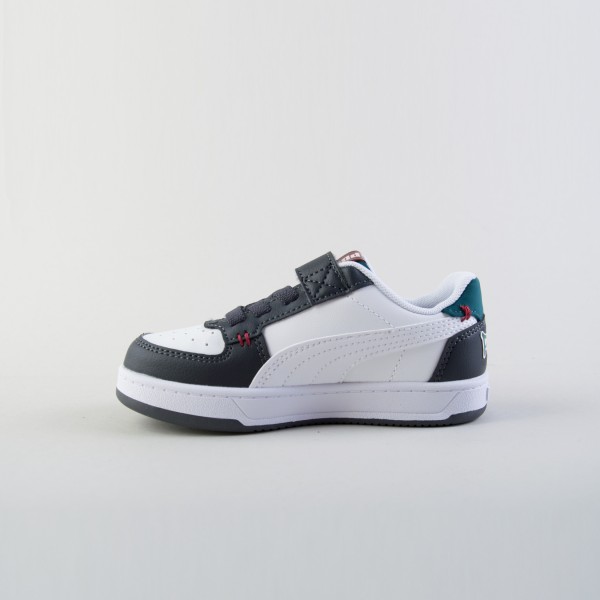 Puma Caven 2.0 Mid 90s Low Παιδικο Παπουτσι Λευκο - Ανθρακι