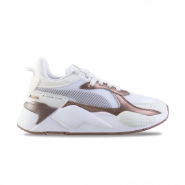 Puma RS-X Glow Up Running InSole Γυναικειο Παπουτσι Λευκο - Χρυσο