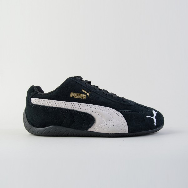 Puma SpeedCast OG MotorSport Low Suede Γυναικειο Παπουτσι Μαυρο - Λευκο