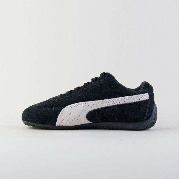 Puma SpeedCast OG MotorSport Low Suede Γυναικειο Παπουτσι Μαυρο - Λευκο