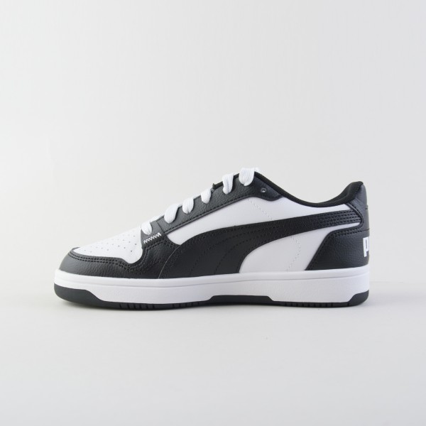 Puma Reb-L Basket Low Rebound Sneakers Εφηβικο Παπουτσι Μαυρο - Λευκο