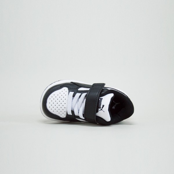 Puma Reb-L Velcro Βρεφικο Παπουτσι Μαυρο - Λευκο
