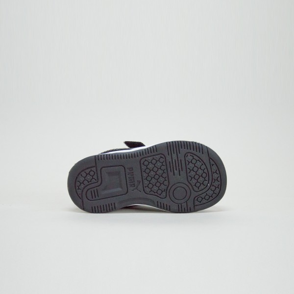 Puma Reb-L Velcro Βρεφικο Παπουτσι Μαυρο - Λευκο
