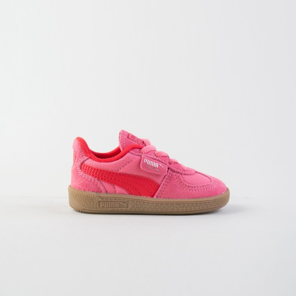 Puma Palermo Love Prime Low JR Suede Βρεφικο Παπουτσι Ροζ - Πορτοκαλι