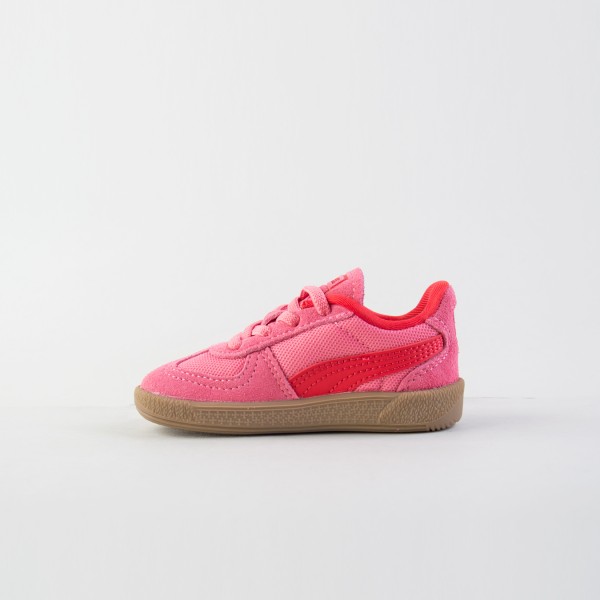 Puma Palermo Love Prime Low JR Suede Βρεφικο Παπουτσι Ροζ - Πορτοκαλι