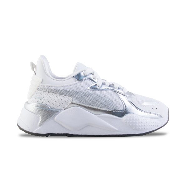 Puma RS-X Astro Escape Leather Sneakers Γυναικειο Παπουτσι Λευκο - Ασημι