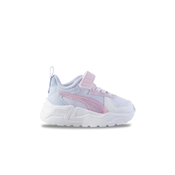 Puma Trinity Lite Blurry Dreams AC Low Βρεφικο Παπουτσι Λευκο - Λιλα - Ροζ