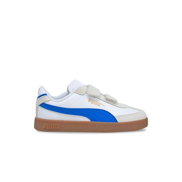 Puma Club II Era V Leather Sneakers Παιδικο Παπουτσι Λευκο - Μπλε
