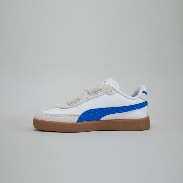 Puma Club II Era V Leather Sneakers Παιδικο Παπουτσι Λευκο - Μπλε