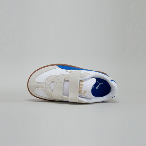Puma Club II Era V Leather Sneakers Παιδικο Παπουτσι Λευκο - Μπλε