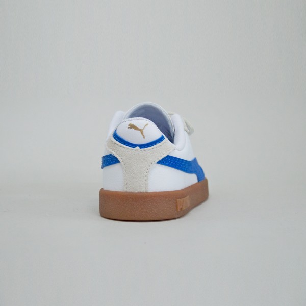Puma Club II Era V Leather Sneakers Παιδικο Παπουτσι Λευκο - Μπλε