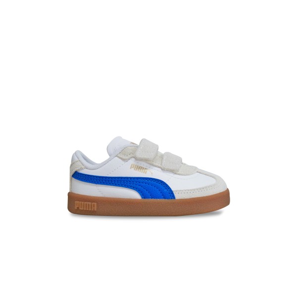 Puma Club II Era V Leather Sneakers Βρεφικο Παπουτσι Λευκο - Μπλε