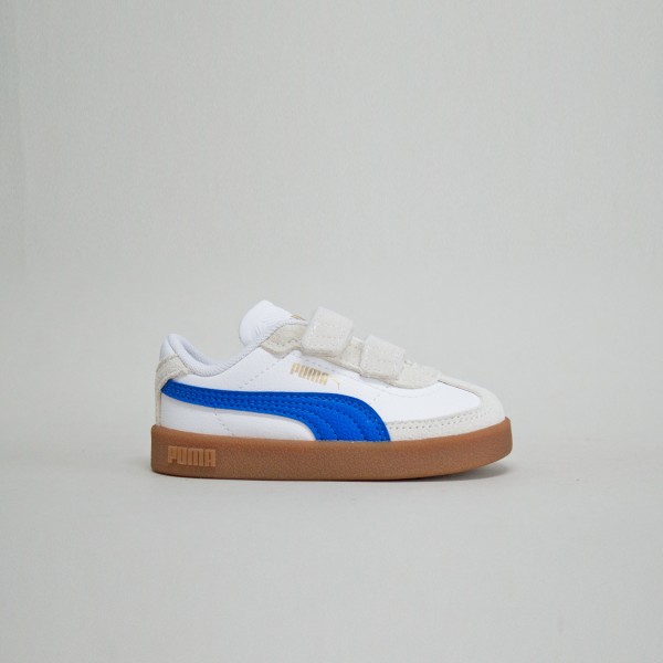 Puma Club II Era V Leather Sneakers Βρεφικο Παπουτσι Λευκο - Μπλε